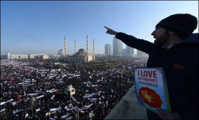 Demonstration Chechnya