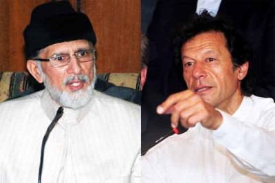 Imran Khan ,Tahir ul Qadri