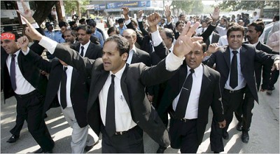 Lawyer Protest