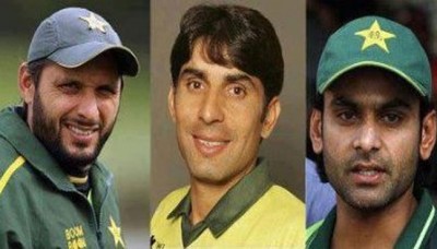 Misbah-ul-Haq, Shahid Afridi, Mohammad Hafeez