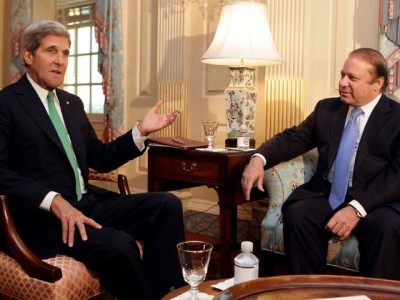 Nawaz Sharif And John Kerry