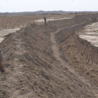 Pak Afghan Border Trench