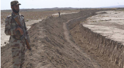 Pak Afghan Border Trench