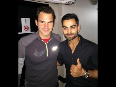 Virat Kohli, Roger Federer