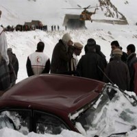 Afghanistan Snow Landslide