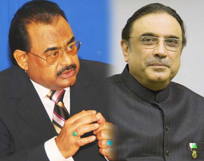 Altaf Hussain and Asif Zardari