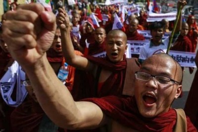 Buddhists Demonstration 