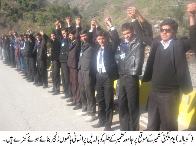 Human Hands Chain