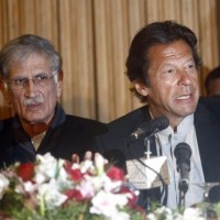 Imran Khan and Pervez Khattak