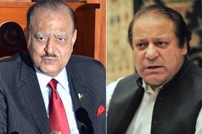 Mamnoon Hussain And Nawaz Sharif