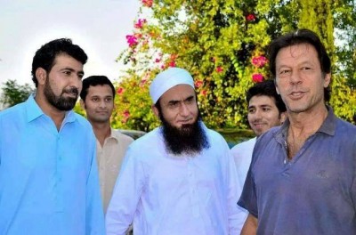 Maulana Mohammad Tariq Jamil and Imrean Khan