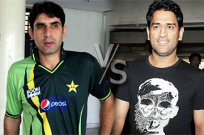 Misbah-ul-Haq and Mahendra Singh Dhoni