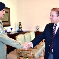 Nawaz Sharif ,Army Chief Gen Raheel Sharif