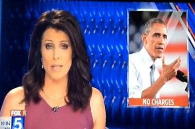 News Anchor And Obama