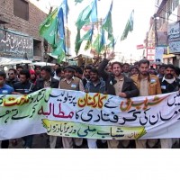 Shabab e Milli Protest