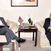 US Ambassador And Ishaq Dar Meeting