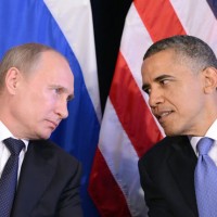 Vladimir Putin and Obama