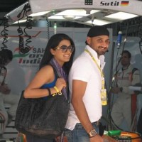 Harbhajan Singh and Geeta Basra