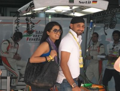 Harbhajan Singh and Geeta Basra