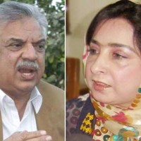 Iqbal Zafar Jhagra and Rahila Magsi