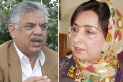 Iqbal Zafar Jhagra and Rahila Magsi