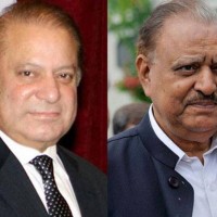 Nawaz Sharif and Mamnoon Hussain