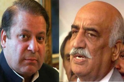 Nawaz Shrif And Khursheed Shah