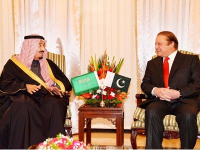 Nawaz and Salman bin Abdulaziz