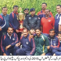 Punjab Police Championship Winner Team Omar Saeed Malik Group Photos