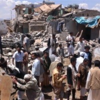 Saudi Arabia Bombs Attack Yemen