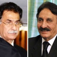 Ayaz Sadiq and Iftikhar Chaudhry