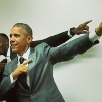 Barack Obama and Usain Bolt