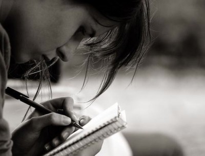 Girl Writing