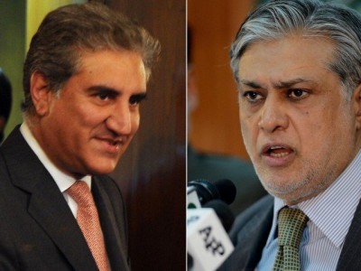 Ishaq Dar and Mehmood Qureshi