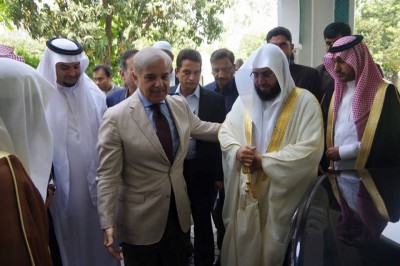 Khalid Al Ghamdi and Shahbaz Sharif