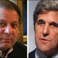 Nawaz Sharif and John Kerry