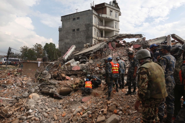 زلزلہ ان نیپال