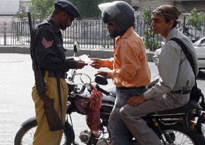 Pillion Riding Ban