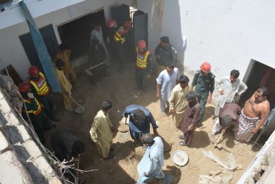 School Building Down