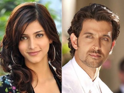 Shruti Haasan and Hrithik Roshan