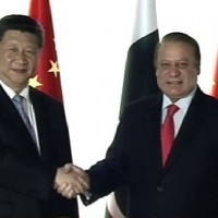 Xi Jinping and Nawaz Sharif