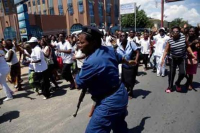 African Government Opposition Demonstrations