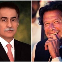 Ayaz Sadiq and Imran Khan