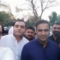 Chaudhry Khalid with Abid Sher Ali