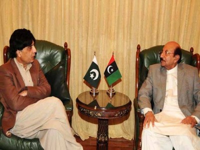 Chaudhry Nisar and Qaim Ali Shah