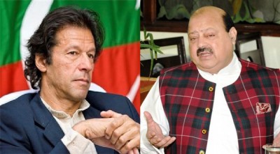 Imran Khan and Sultan Mehmood Chaudhry