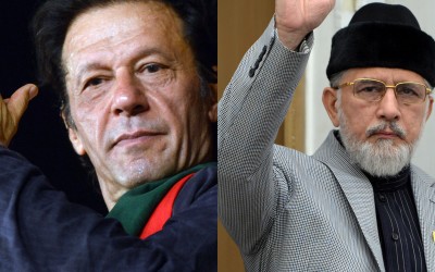 Imran Khan and Tahir ul Qadri