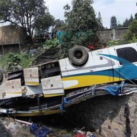 Indonesia Truck Ditch Falling