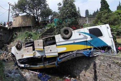 Indonesia Truck Ditch Falling