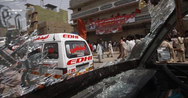 کراچی : پولیس موبائل پر دہشت گردوں کی فائرنگ، تین پولیس اہلکار جاں بحق